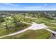 Aerial view of golf course community at 7460 W Country Club N Dr, Sarasota, FL 34243