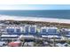 Aerial view of condo complex by the ocean at 757 Beach Rd # 208, Sarasota, FL 34242