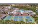 Resort-style community with pool, tennis, pickleball courts at 839 Manchester Woods Dr # 25, Sun City Center, FL 33573