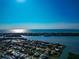 Aerial view of waterfront homes and community at 10428 Marion St, Englewood, FL 34224