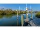 Functional boat lift for convenient boat storage and access at 10428 Marion St, Englewood, FL 34224