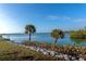 Peaceful waterfront view with palm trees and blue skies at 10428 Marion St, Englewood, FL 34224