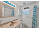 Clean bathroom with shower, sink, and updated vanity at 1108 43Rd Avenue E Dr, Ellenton, FL 34222