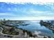 Stunning aerial view of waterfront property and marina at 1111 N Gulfstream Ave # 14C, Sarasota, FL 34236