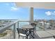 Private balcony offering picturesque water and city views at 1111 N Gulfstream Ave # 14C, Sarasota, FL 34236