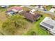 Aerial view of house and surrounding properties at 121 Van Dyck Dr # Dr, Nokomis, FL 34275