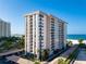 Stunning beachfront condo building with ocean views at 1212 Benjamin Franklin Dr # 305, Sarasota, FL 34236