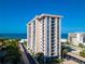 Oceanfront building, balconies, and direct beach access at 1212 Benjamin Franklin Dr # 305, Sarasota, FL 34236