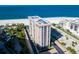 High-rise condo building with oceanfront location and parking at 1212 Benjamin Franklin Dr # 305, Sarasota, FL 34236