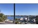 Stunning waterfront view from condo, overlooking marina at 1260 Dolphin Bay Way # 303, Sarasota, FL 34242