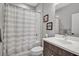 Bathroom features a tub, toilet, vanity, and shower at 12915 True Blue Cir, Bradenton, FL 34211