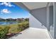 Patio overlooks a pond and residential area at 12915 True Blue Cir, Bradenton, FL 34211