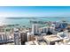 Aerial view of waterfront, bridge and city at 1350 Main St # 1302, Sarasota, FL 34236