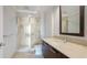 Clean bathroom with shower, toilet and vanity at 1350 Main St # 1302, Sarasota, FL 34236