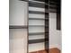 Spacious walk-in closet with ample shelving and hanging space at 1350 Main St # 1302, Sarasota, FL 34236