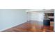 Hardwood floor living room, open concept to kitchen at 1350 Main St # 1302, Sarasota, FL 34236