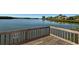 Wooden dock perfect for enjoying the water views at 1621 Clower Creek Dr # Tr173, Sarasota, FL 34231