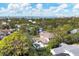 Aerial view of house and surrounding area at 1718 Prospect St, Sarasota, FL 34239