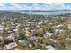 Aerial view of neighborhood near the bay at 1718 Prospect St, Sarasota, FL 34239