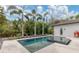 Inviting rectangular swimming pool with a built-in spa at 1718 Prospect St, Sarasota, FL 34239