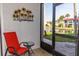 Relaxing patio with canal view and seating at 1801 Gulf N Dr # 175, Bradenton Beach, FL 34217