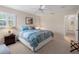 Spacious bedroom with king-size bed and ample closet space at 1981 Bayshore Dr, Englewood, FL 34223