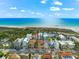 Property location shown with beach and ocean views at 221 Tenacity Ln, Sarasota, FL 34242