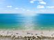 Expansive aerial view of beach and ocean at 221 Tenacity Ln, Sarasota, FL 34242