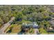 Aerial view showing house and large lot at 2338 Lynn St, Sarasota, FL 34231