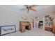 Home office featuring a roll top desk and built-in shelves at 2338 Lynn St, Sarasota, FL 34231