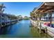 Residential canal front property with boat dock at 315 Palm Grove Ave, Englewood, FL 34223