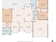 Floor plan showing a 3 bedroom, 2 bathroom house with garage at 3298 Branch Creek Dr, Sarasota, FL 34235