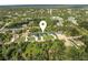 Aerial view showing home's location in a residential neighborhood at 3411 Dryden St, North Port, FL 34288