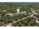 Aerial view showing home's location in a residential neighborhood at 3411 Dryden St, North Port, FL 34288