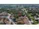 Aerial view showing the condo's location within a lush residential community at 3640 41St S Ln # F, St Petersburg, FL 33711