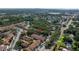 Aerial view showing the condo's location within a residential neighborhood at 3640 41St S Ln # F, St Petersburg, FL 33711