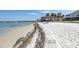 Sandy beach with shoreline access and waterfront views at 3640 41St S Ln # F, St Petersburg, FL 33711