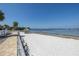 Beach access with paved walkway and waterfront views at 3640 41St S Ln # F, St Petersburg, FL 33711