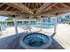 Relaxing pool and hot tub area at 3640 41St S Ln # F, St Petersburg, FL 33711