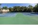 Two well-maintained tennis courts at 3640 41St S Ln # F, St Petersburg, FL 33711