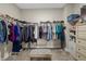 Spacious walk-in closet with ample shelving and hanging space at 3713 Savanna Palms Ct, Bradenton, FL 34211