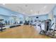 Well-equipped fitness center with modern machines, free weights, and mirrored walls at 3810 Gulf Of Mexico Dr # F105, Longboat Key, FL 34228