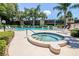 Community hot tub and pool area at 401 Spring Lakes Blvd # 401, Bradenton, FL 34210