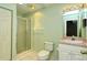 Clean bathroom with shower and vanity at 4250 Players Pl # 2625, Sarasota, FL 34238