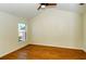 Spacious bedroom with vaulted ceiling and wood floors at 4250 Players Pl # 2625, Sarasota, FL 34238