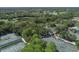 Aerial view of community tennis courts at 4402 Weybridge St # 95, Sarasota, FL 34235