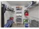 Well-organized closet with wire shelving and hanging rods at 4402 Weybridge St # 95, Sarasota, FL 34235