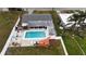 Aerial view of house with pool and backyard at 4609 19Th W St, Bradenton, FL 34207