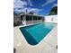 Refreshing rectangular swimming pool in sunny backyard at 4609 19Th W St, Bradenton, FL 34207