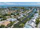 Aerial view of property, highlighting waterfront access at 505 69Th St, Holmes Beach, FL 34217